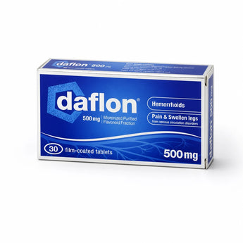 Daflon 500mg ดาฟลอน ยาบรรเทาริดสีดวง 30 เม็ด