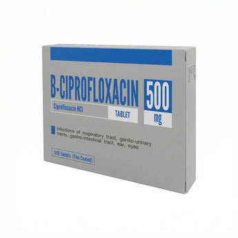 B-Ciprofloxacin (บี-ซิโปรฟลอกซาซิน) คืออะไร กินตอนไหน ใช้แก้อะไรและผลข้างเคียง