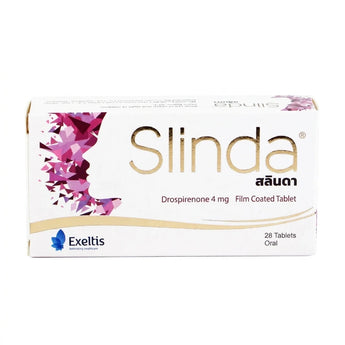 Slinda ยาคุมกำเนิด Drospirenone 4mg บรรจุ 28 เม็ด