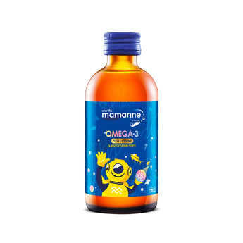 Mamarine อาหารเสริมเด็ก Omega-3 L-Lysine 120 มล.