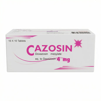 Cazosin (คาโซซิน) คืออะไร กินตอนไหน ใช้แก้อะไรและผลข้างเคียง