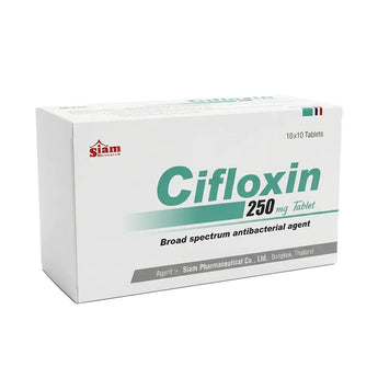 Cifloxin (ซิฟลอกซิน) คืออะไร กินตอนไหน ใช้แก้อะไรและผลข้างเคียง