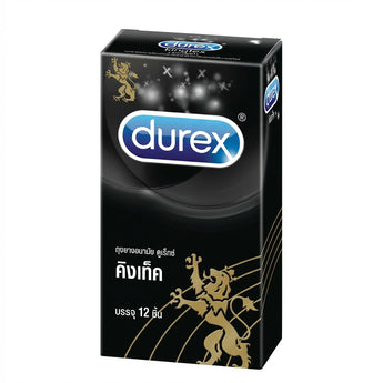 Durex Kingtex ถุงยางกระชับพอดี 49มม. 12ชิ้น สำหรับเอเชีย ราคาถูก