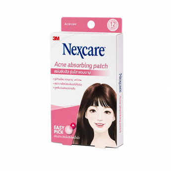 3M Nexcare แผ่นซับสิว รุ่นใส ขอบบาง ทรงโดม hydrocolloid บรรจุ 12 ชิ้น