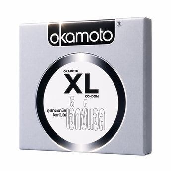 Okamoto XL ถุงยาง 54 มม. ผิวเรียบ บรรจุ 2 ชิ้น | Intimo Life