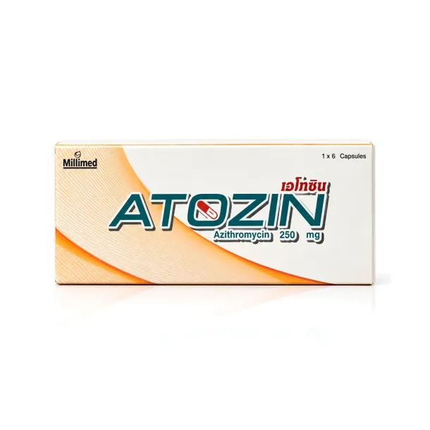 Azithromycin (อะซิโทรมัยซิน) คืออะไร กินตอนไหน ใช้แก้อะไรและผลข้างเคียง