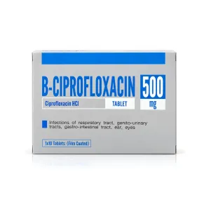 B-Ciprofloxacin ยาแก้กระเพาะปัสสาวะอักเสบ และกรวยไตอักเสบ