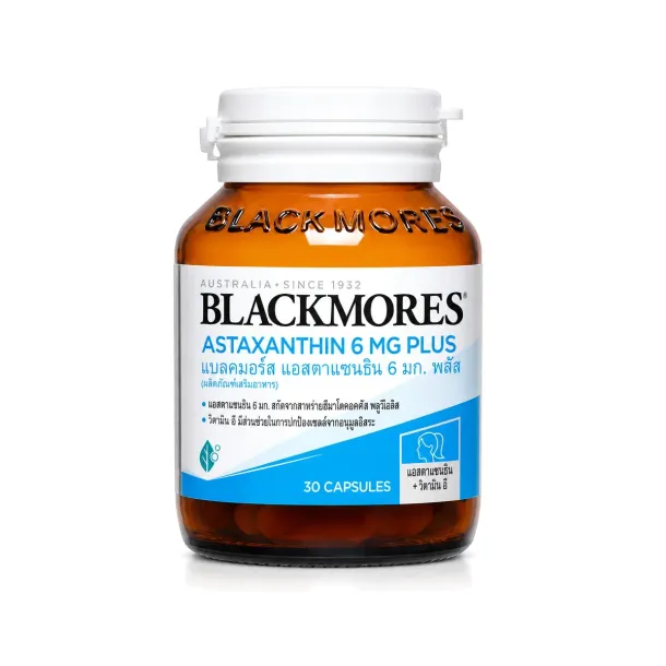 Blackmores Astaxanthin แอสตาแซนธิน ต้านอนุมูลอิสระ บำรุงผิว ดูแลดวงตา | Intimo Life