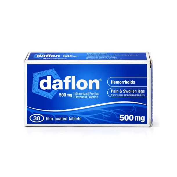 Daflon 500 (ดาฟลอน) คืออะไร กินตอนไหน ช่วยเรื่องริดสีดวงยังไง
