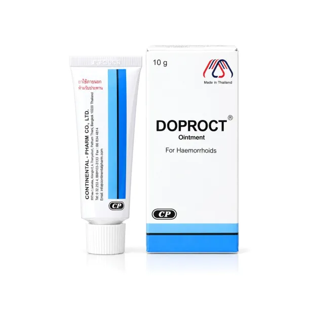 Doproct Ointment คืออะไร ทาตอนไหน ใช้แก้อะไรและผลข้างเคียง