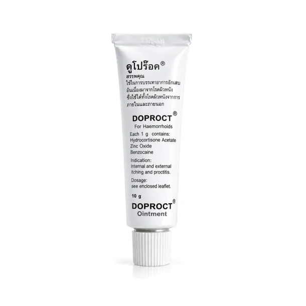 Doproct Ointment คืออะไร ทาตอนไหน ใช้แก้อะไรและผลข้างเคียง