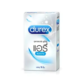 Durex Airy ถุงยางอนามัยบางพิเศษ ขนาด 52 มม. 10 ชิ้น