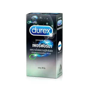 Durex Performa ถุงยางอนามัยชะลอการหลั่ง ขนาด 52 มม. 10 ชิ้น