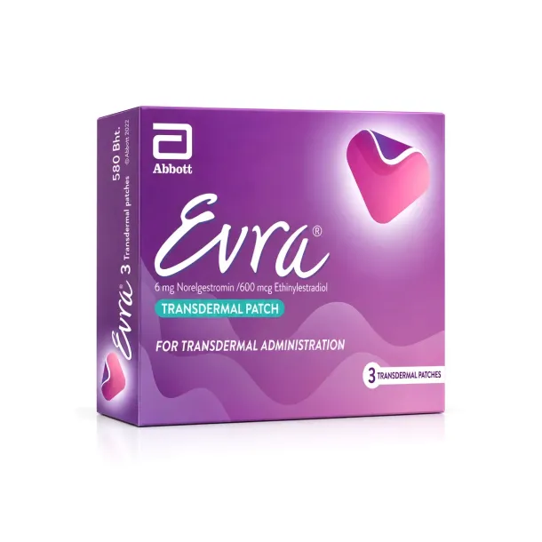 Evra (อีฟรา) แผ่นแปะคุมกำเนิด คืออะไร แปะตรงไหน ใช้ยังไง