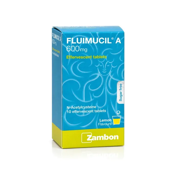 Fluimucil A600 (ฟลูอิมูซิล) คืออะไร กินตอนไหน ใช้แก้อะไรและผลข้างเคียง
