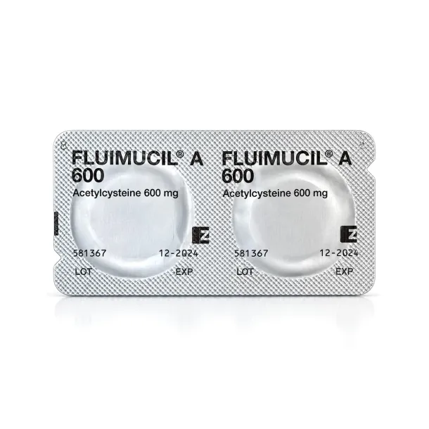 Fluimucil A600 (ฟลูอิมูซิล) คืออะไร กินตอนไหน ใช้แก้อะไรและผลข้างเคียง