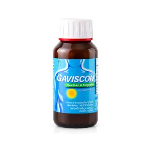 Gaviscon Peppermint กาวิสคอน รสเปเปอร์มินต์ ยาลดกรดไหลย้อน ชนิดน้ำ 150ml