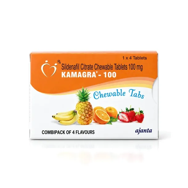 Kamagra Chewable Tabs คืออะไร เคี้ยวตอนไหน ใช้แก้อะไรและผลข้างเคียง