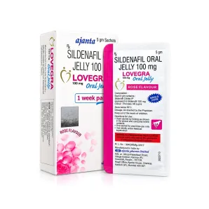 Lovegra Oral Jelly ไวอากร้าผู้หญิง รสกุหลาบ