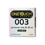 Onetouch 003 ถุงยางอนามัยวันทัช ผิวเรียบ บาง 52มม. 3ชิ้น | Intimo Life