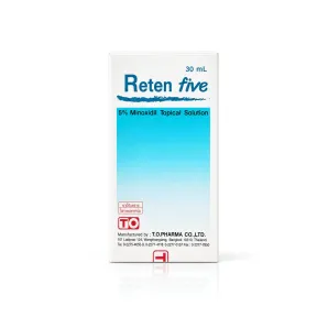 Reten Five รีเทนไฟว์ ยาปลูกผมแบบทา ไมนอกซิดิล 5% 30 มล.