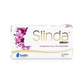 Slinda สลินดา ยาคุมกำเนิดฮอร์โมนเดี่ยว 28 เม็ด