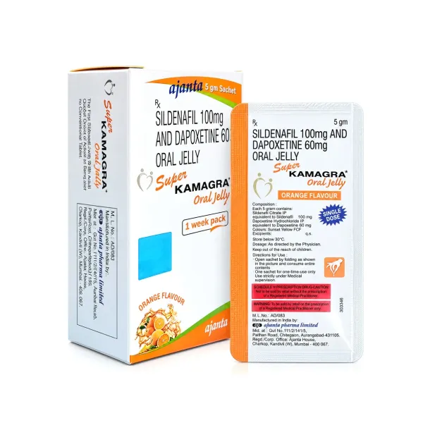Super Kamagra Oral Jelly คืออะไร กินตอนไหน ใช้แก้อะไรและผลข้างเคียง