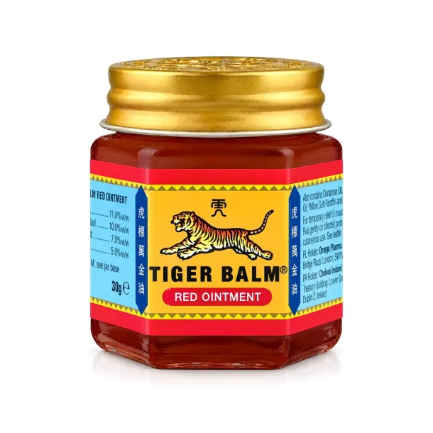 Tiger Balm Red ยาหม่องตราเสือ กล่องแดง แก้ปวดเมื่อย | Intimo Life