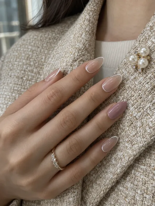 Outline Nails gel nail design