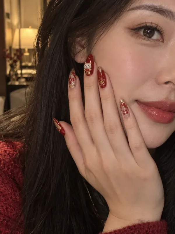 ลายเล็บเจลตรุษจีน (Chinese New Year)