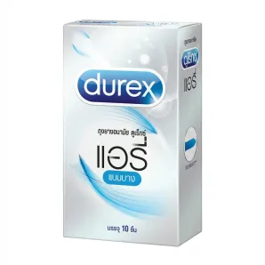 Durex Airy ถุงยางอนามัยบางพิเศษ ขนาด 52 มม. 10 ชิ้น