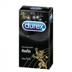 Durex Kingtex ถุงยางอนามัยขนาดเล็ก 49 มม. 12 ชิ้น