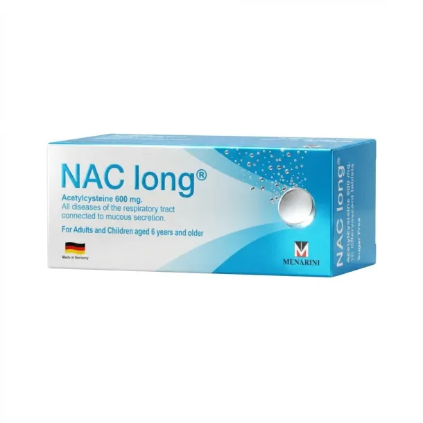 NAC Long (แนคลอง) คืออะไร กินตอนไหน ใช้แก้อะไรและผลข้างเคียง