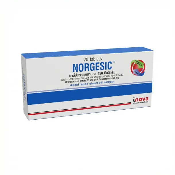 Norgesic (นอร์จีสิค) คืออะไร กินตอนไหน ผลข้างเคียง ราคา ซื้อออนไลน์