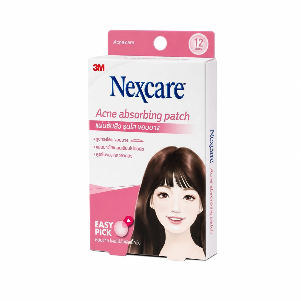 3M Nexcare Acne Patch Clear Thin Edge 12 pcs | Intimo Life